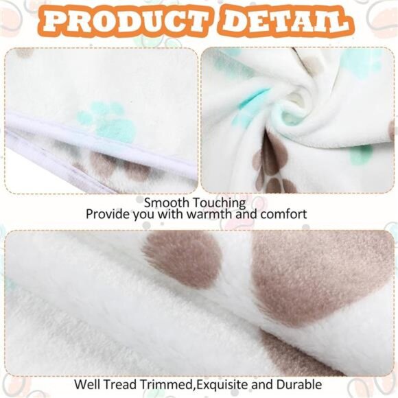 BRAND NEW 4 Pcs Dog Blanket 24 x 16 Inch - Picture 6 of 8